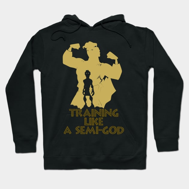 Training like a semi-god! Hoodie by raffavain